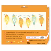 Schultüten Lichterkette Einschulung mit 10 LED