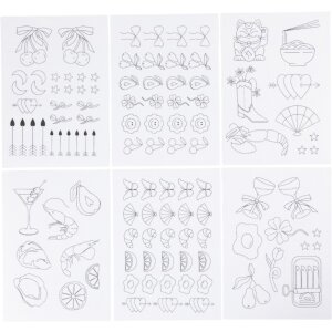 Wasserlösliche Stickvliese, 6 Blatt A5,...