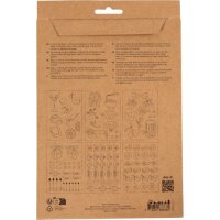 Wasserlösliche Stickvliese, 6 Blatt A5