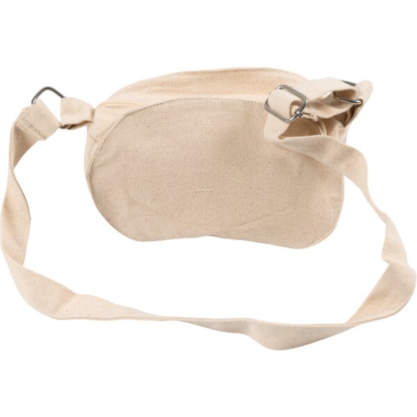 Schultertasche natur, 1 Stück 13,5 x 18 cm