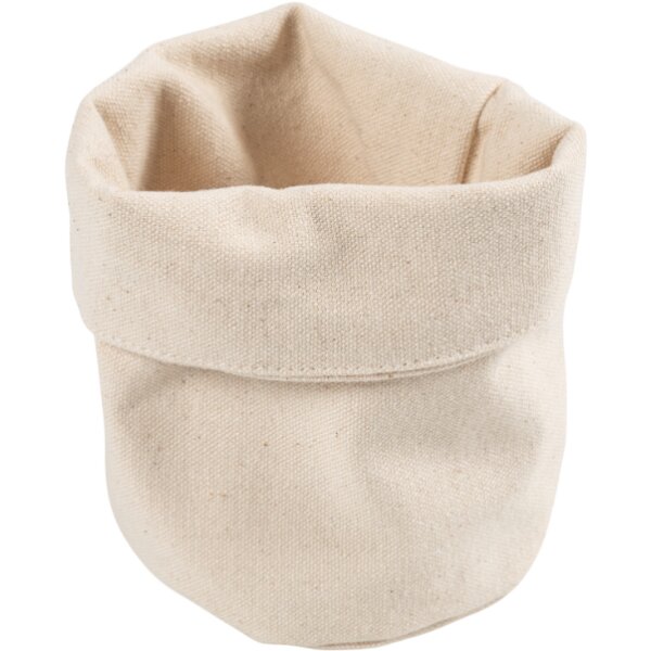Stoffkörbe natur, 10 Stück, H 14,5 cm, Ø 9 cm, voraussichtlich Mitte März lieferbar