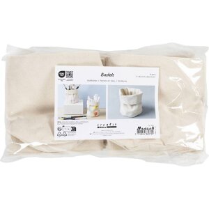 Stoffk&ouml;rbe natur, 10 St&uuml;ck, H 14,5 cm, &Oslash; 9 cm, voraussichtlich Mitte M&auml;rz lieferbar