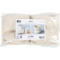 Stoffkörbe natur, 10 Stück, H 14,5 cm, Ø 9 cm, voraussichtlich Mitte März lieferbar