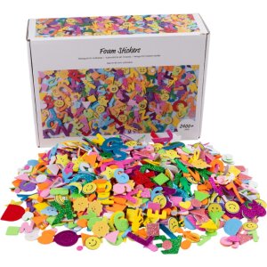 Moosgummi Aufkleber 2640 Stück, selbstklebend,...