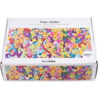 Moosgummi Aufkleber 2640 Stück, selbstklebend, verschieden sortiert, voraussichtlich Ende Januar lieferbar