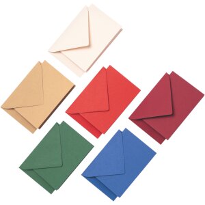 Klappkarten Classic inkl. Kuverts, 6er Set, 220...