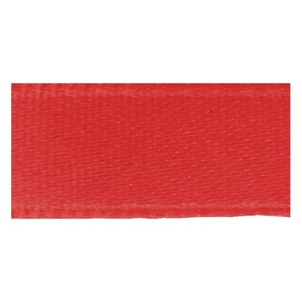 Doppelsatinband, 3 mm, 10 m Rolle, rot