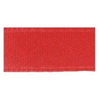 Doppelsatinband, 3 mm, 10 m Rolle, rot