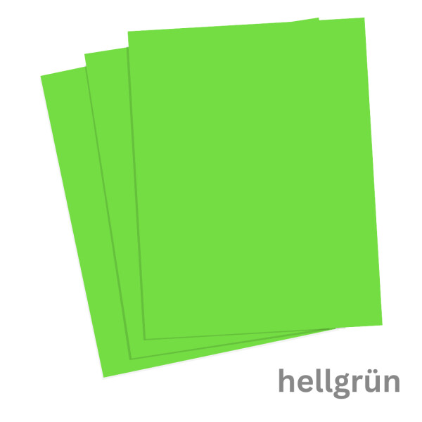 Tonkarton hellgrün, DIN A3, 180 g/m², 100 Blatt