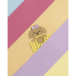 aus - Tonpapier und Fotokarton Block Pastell, DIN A6, 60...