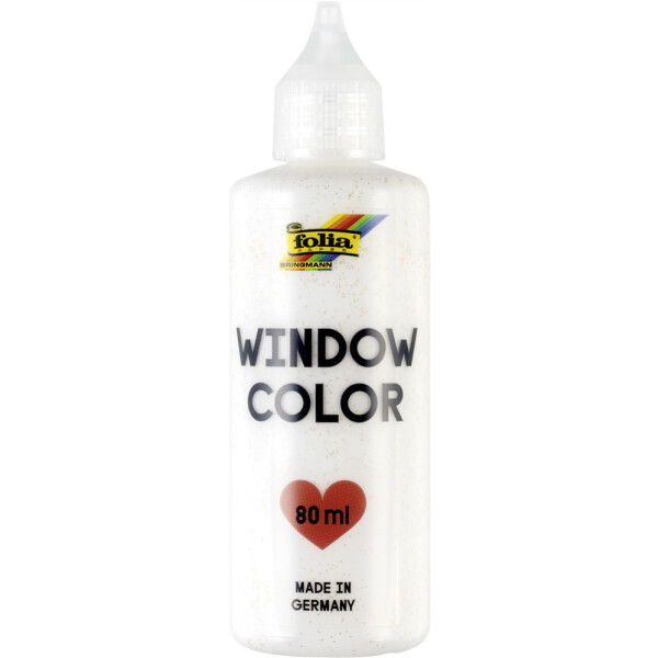 Window Color Fensterfarbe, transparent glitter, 80 ml