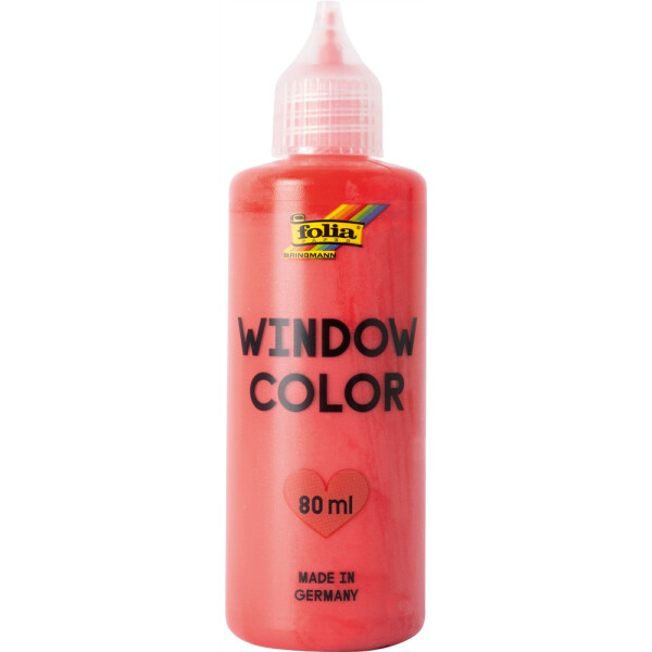 Window Color Fensterfarbe, rot, 80 ml