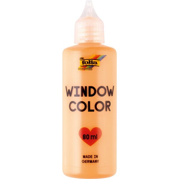 Window Color Fensterfarbe, neon orange, 80 ml