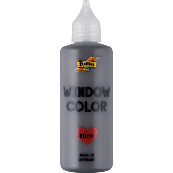 Window Color Fensterfarbe, schwarz, 80 ml