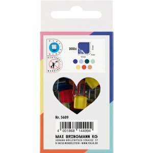 Mosaik Glassteine Basic, 10 x 10 mm, 300 St&uuml;ck, farbig sortiert