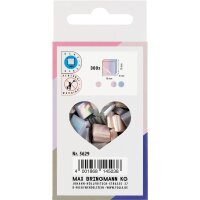 Mosaik Glassteine irisierend, 10 x 10 mm, 300 Stück, farbig sortiert