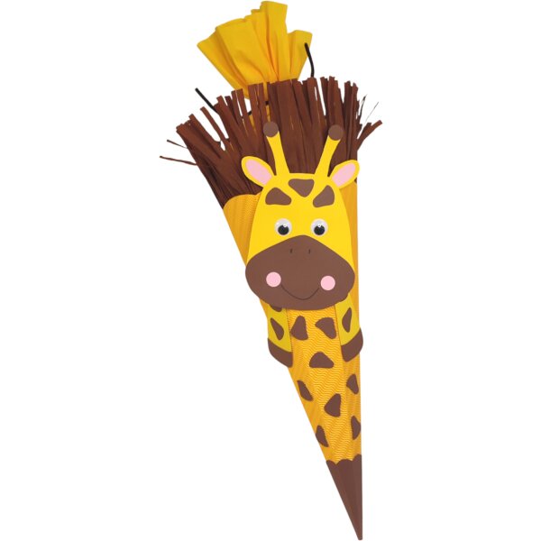 Schultüte Bastelset Giraffe von Prell, inkl. Schulstarterpaket GRATIS