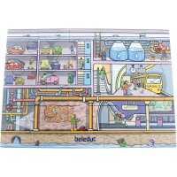 Bodenpuzzle Stadtleben, 45teilig
