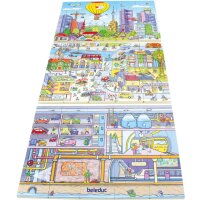 Bodenpuzzle Stadtleben, 45teilig