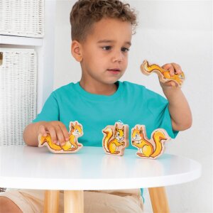 XXL Puzzle Nuki &amp; Friends, 54 teilig inkl. 4 Spielfiguren
