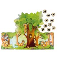 XXL Puzzle Nuki & Friends, 54 teilig inkl. 4 Spielfiguren