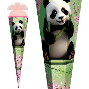 Motivschultüte Panda sechseckig von Roth,  inkl....