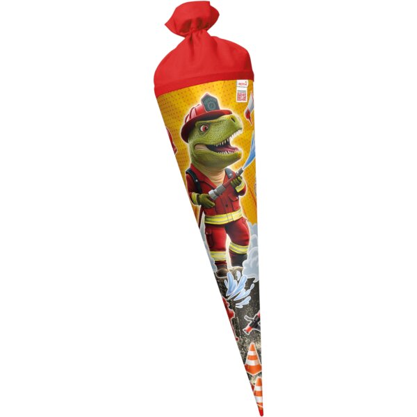Motivschultüte Feuerwehr Dino rund von Roth,  inkl. Schulstarterpaket GRATIS