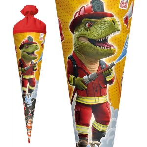 Motivschultüte Feuerwehr Dino rund von Roth,  inkl....