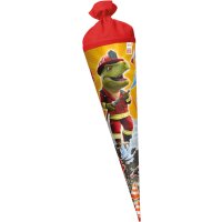 Motivschultüte Feuerwehr Dino rund von Roth,  inkl. Schulstarterpaket GRATIS