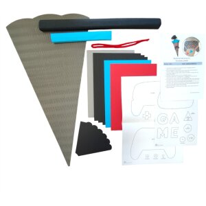 Schult&uuml;te Bastelset Game von Prell, inkl. Schulstarterpaket GRATIS