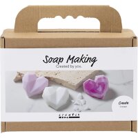 Mini Kreativ Set Seifenherstellung, Herzen pink, voraussichtlich Anfang März lieferbar