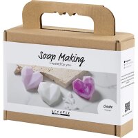 Mini Kreativ Set Seifenherstellung, Herzen pink, voraussichtlich Anfang März lieferbar