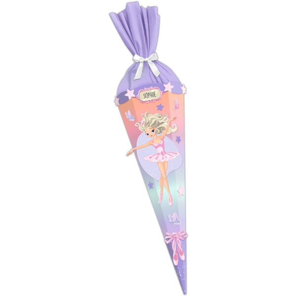 Schultüten Bastelset Easy Line Rainbow Ballerina von...