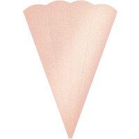 Geschwister Schultütenrohling Glitter, 41 cm, 400 g/m² glitter rose