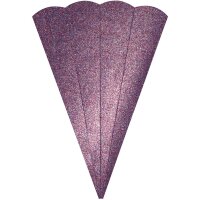Geschwister Schultütenrohling Glitter, 41 cm, 400 g/m² glitter magic mix