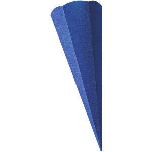 Schult&uuml;tenrohling Glitter, 68 cm, 400 g/m&sup2; glitter ultramarin