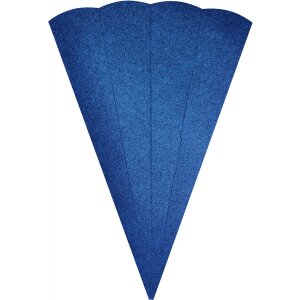 Schult&uuml;tenrohling Glitter, 68 cm, 400 g/m&sup2; glitter ultramarin