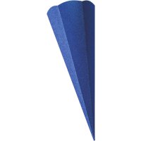 Schultütenrohling Glitter, 68 cm, 400 g/m² glitter ultramarin