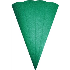 Schult&uuml;tenrohling Glitter, 68 cm, 400 g/m&sup2; glitter gr&uuml;n