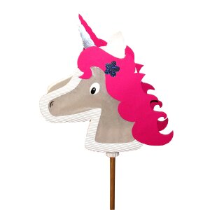 Laternen Bastelset Einhorn von Prell, 3 Stück am Stab