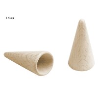 Holzspitze für Schultüte natur h.55 mm, d.: 20 mm