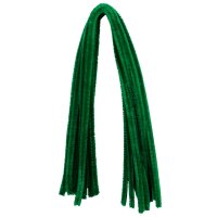 Pfeifenputzer Chenilledraht dunkelgrün, 10 St. á 50 cm, D: 8 mm. Lieferbar voraussichtlich September