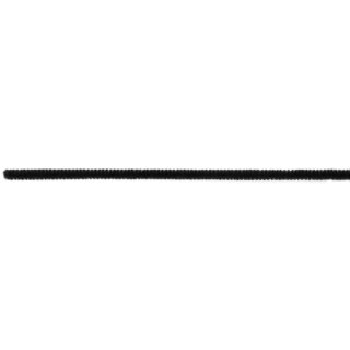 Pfeifenputzer Chenilledraht schwarz, 10 Stück a`50 cm, D: 8 mm