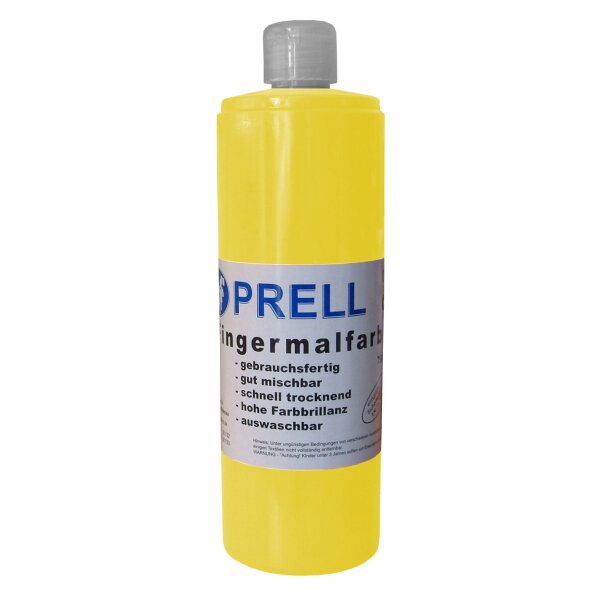 Fingermalfarbe gelb, 750 ml von Prell