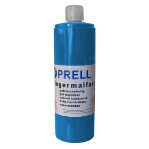 Fingermalfarbe blau, 750 ml von Prell