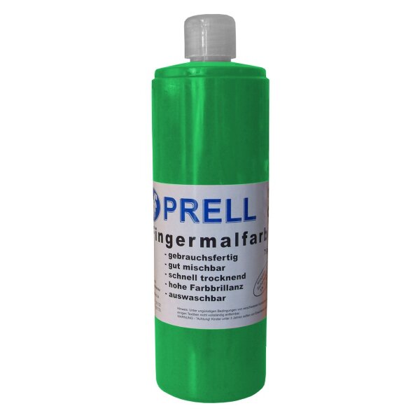 Fingermalfarbe grün, 750 ml von Prell