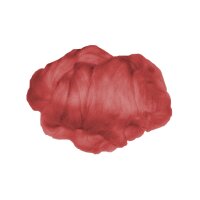 Märchenwolle / Filzwolle rot, 50 g