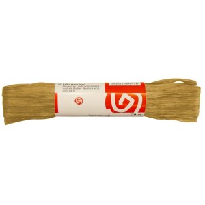 Raffiabast, matt, 20 m, gold