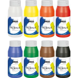 KREUL Triton Acrylic Liquid Powerpack 8er Set