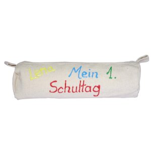 Federtasche/Stiftemäppchen 25 x 7 cm, natur